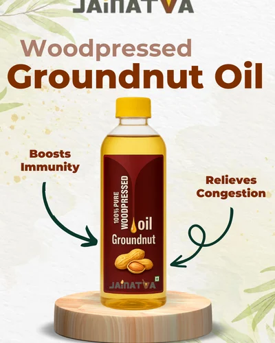 Lakadi Ghani Groundnut Oil, 1 Litre