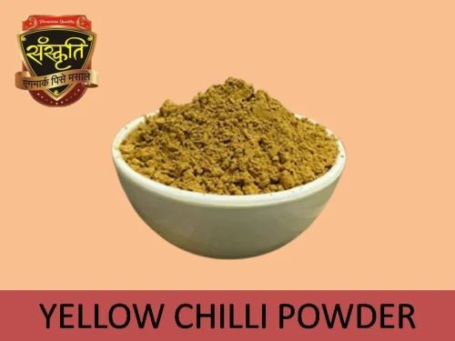 Chilly 50 Kg Yellow Chilli Powder, Packaging Type: Bag