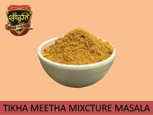 Spicy Tikha Meetha Mixcture Masala Powder, Packaging Type: Packet, Packaging Size: 50g