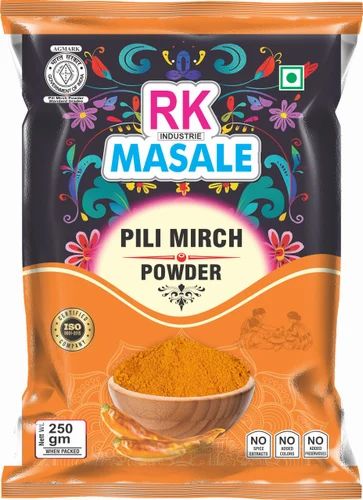 Economy RK Industries Pili Mirch Powder, Heat Level: Medium, 250 g