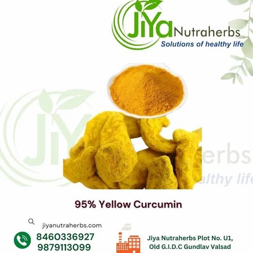 95% Yellow Curcumin, Packaging Size: 25 kg, Packet