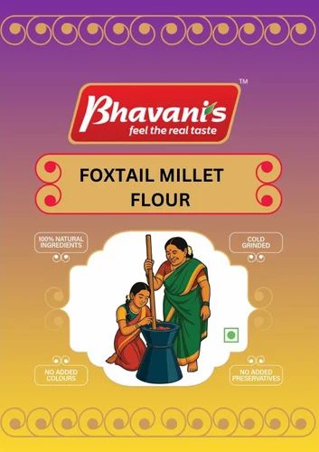 Unpolished Yellow Foxtail Millet Flour