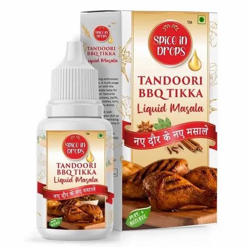 Spice in Drops Tandoori Bbq Tikka Masala, Packag in g Size: 25 ML