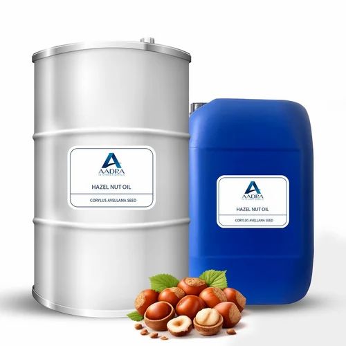 Aadra Cold Pressed Hazelnut Carrier Oil (Pale Yellow)