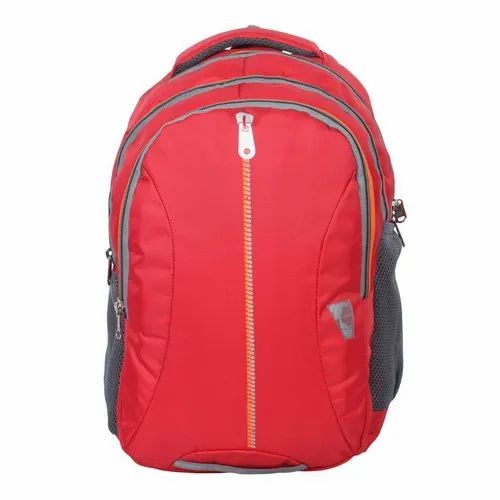 Polyester Red School Shoulder Bags