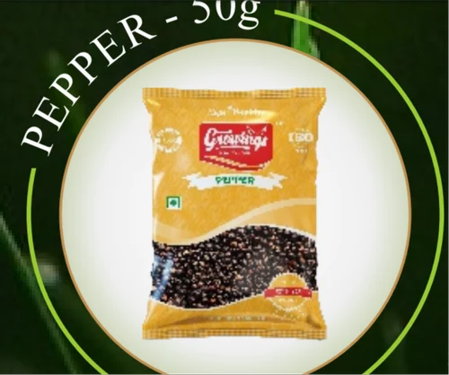 Variety: Tellicherry India Black Pepper Whole, Packaging Size: 250 gm