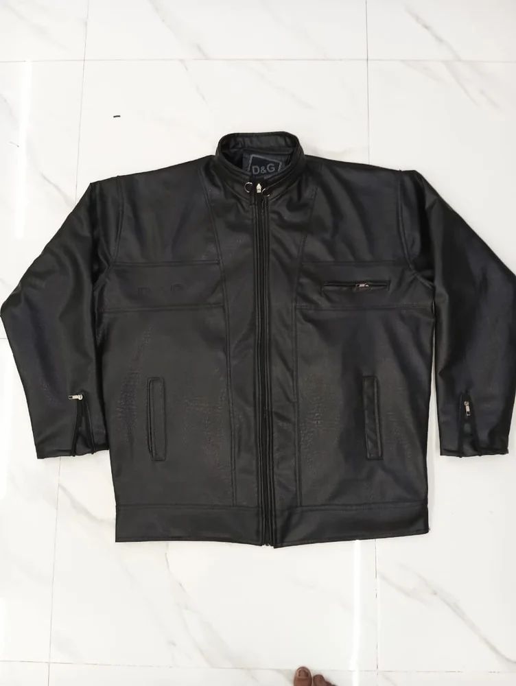 Mens Pu Leather Jacket
