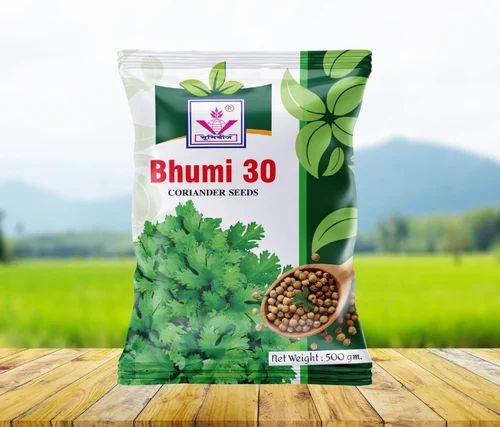 Bhumi 30 Coriander Seeds, Whole Seed, Green Special