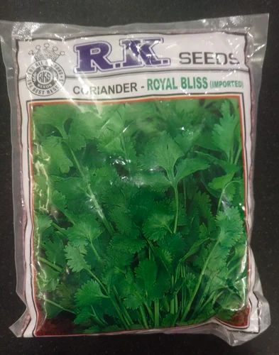 R.k. Hybrid Coriander Seeds Royal Bliss(imported) 500G, Packaging Type: Packet
