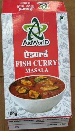 100g Aidworld Fish Curry Masala Powder (Box)