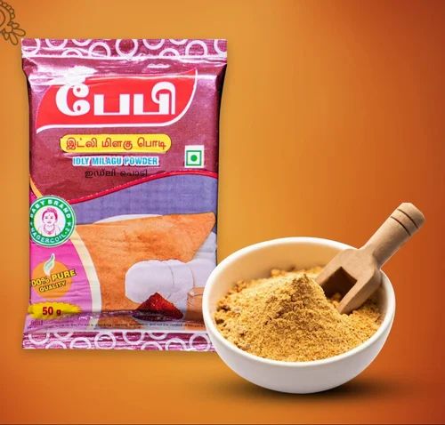 Idli Podi Baby Idly Milagu Powder, Packaging Size: 50 g