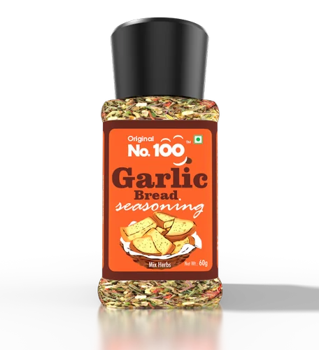 Garlic Bread Seasoning (ShreeGun Original No 100), For Food Processing, Packaging Size: 60g