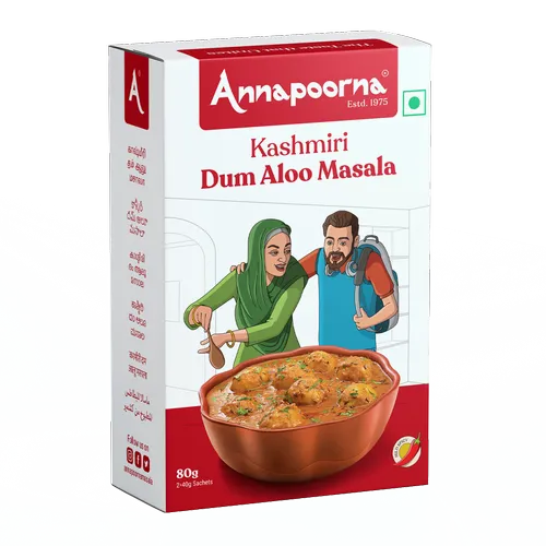 Annapoorna Kashmiri Dum Aloo Masala 80g Carton