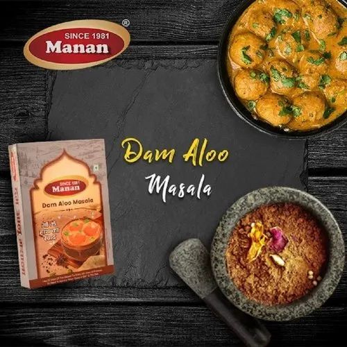 Manan Dam Aloo Masala Box, Packaging Size: 50 g