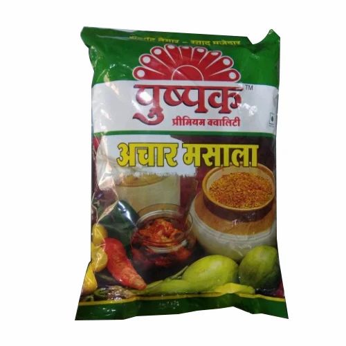 Pushpak pickle masala, Packaging: Plastic Bag and Box