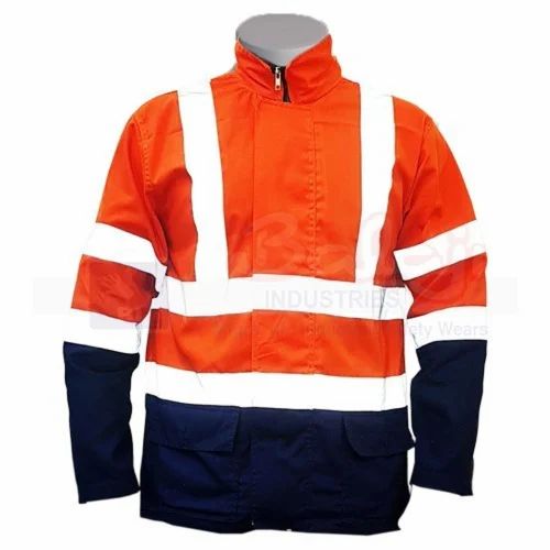 100% Cotton Flame Retardant (FR) Industrial Workwear Jacket