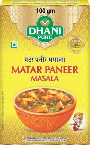 Dhani Pure Matar Paneer Masala, 100 g