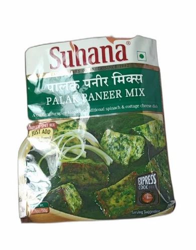 Suhana Palak Paneer Mix Masala, Packaging Size: 50 g
