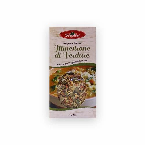Borghini Minestrone Di Verdure, Packaging: Packet