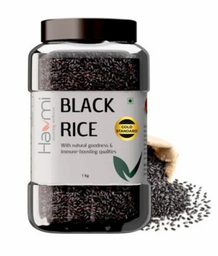 1 Kg Havmi Gold Standard Black Rice, Jar