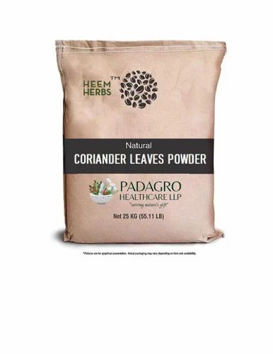 Coriander Leaves Powder, Packaging Type: HDPE Bag, Packaging Size: 25 Kg