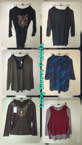 Imported One TIme Used Ladies Long Sleeve T Shirt