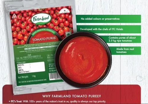 ITC Tomato Puree Natural, Packaging Size: 1 Kg
