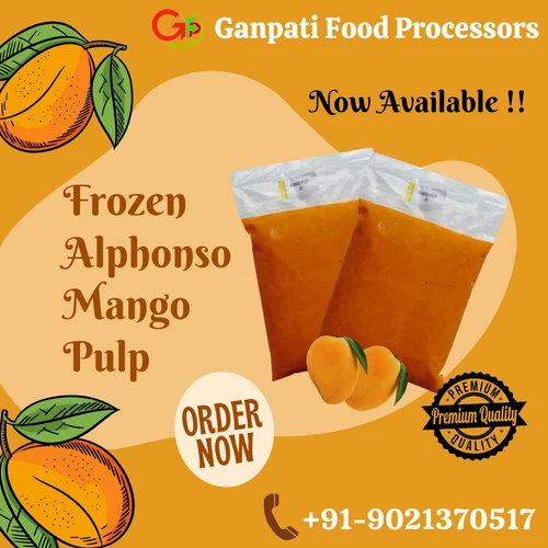 Frozen Mango Pulp, Packaging Size: 1 Kg