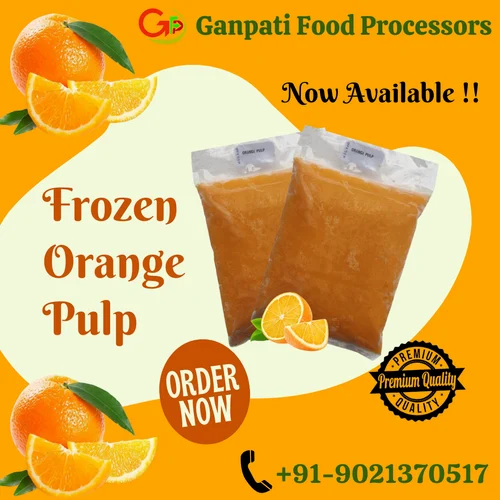 Frozen Orange Pulp, Packaging Size: 1 Kg