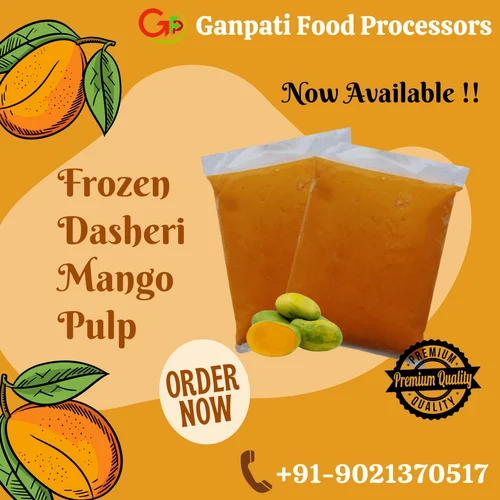 Frozen Dasheri Mango Pulp