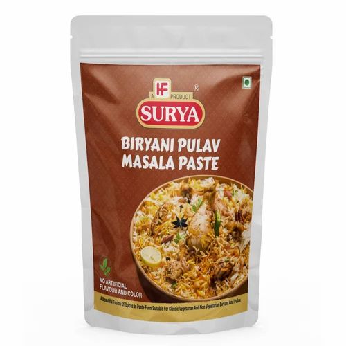 180g Surya Biryani Pulav Masala Paste, Packaging Type: Pouch