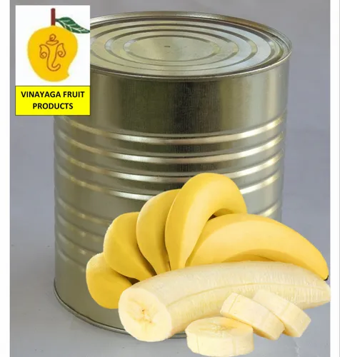 Yellow Natural Banana Pulp, Packaging Type: Can, Packaging Size: 3.1kg