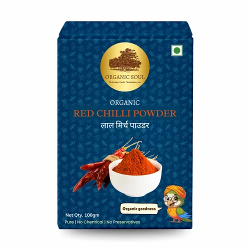 100gm Organic Red Chilli Powder