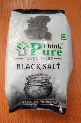1 Kg Think Pure Black Powder Salt (Kala Namak) - Fine Powder, Non-Iodized, Natural