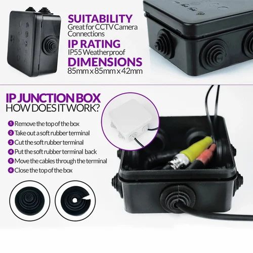 Deodap SQUARE FANCY BOX FOR CCTV 9033