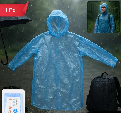 Unisex Rain coat 15616, Plastic