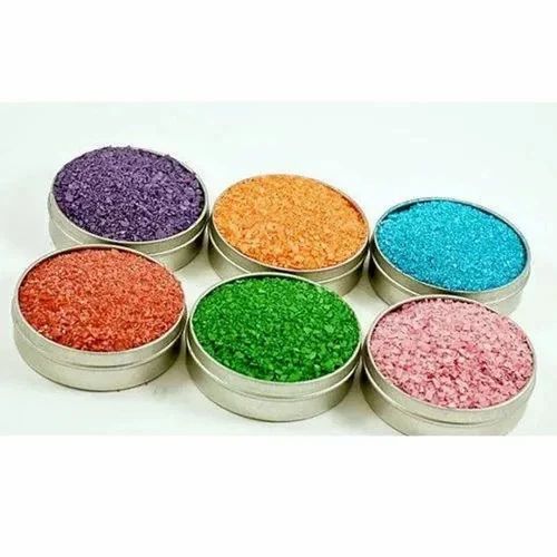 Crystal Colored Salt Granules, Packaging Size: 25 kg