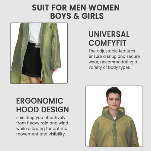Army Rain Poncho, Ripstop Polyester