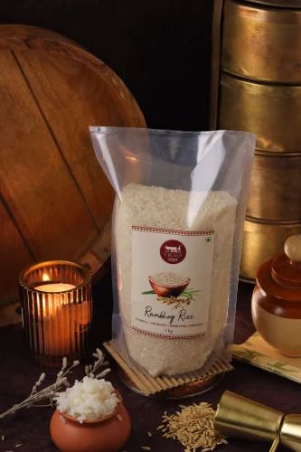 Indian White Vikalp Aahaar Organic Rambhog Rice, Packet