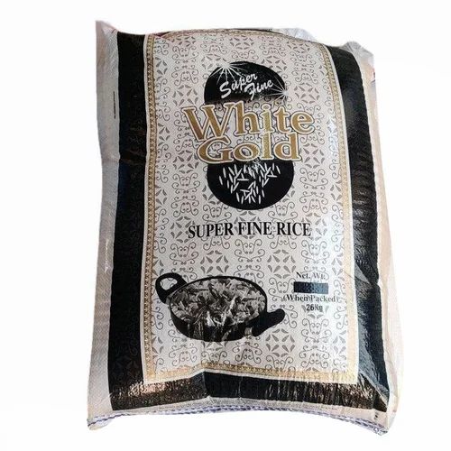 26Kg White Gold Super Fine Rice, PP Bag