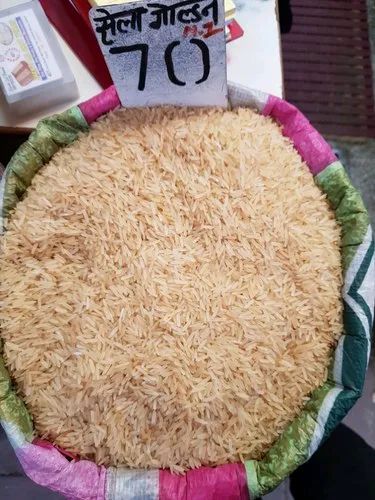 Indian Golden Sella Rice, Packaging Size: Loose, 8 mm