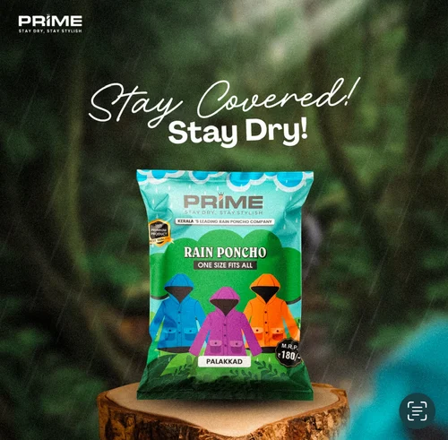 Prime Rain Poncho Raincoat