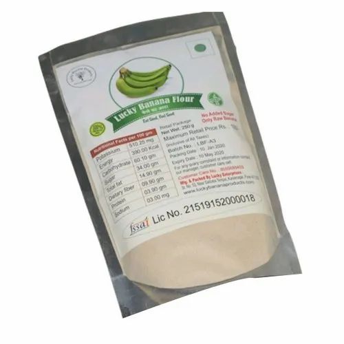 Lucky 250g Brown Banana Flour, Packaging Type: Packet