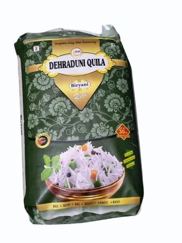 30Kg Dehraduni Quila Biryani Basmati Rice, 5"10"25"30 kg
