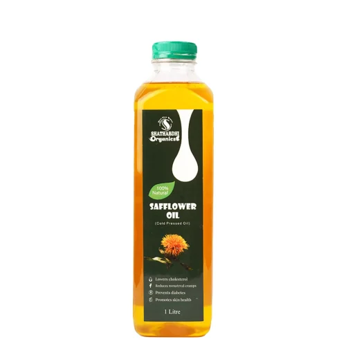 Shathabdhi Organics Safflower Oil, 1 litre