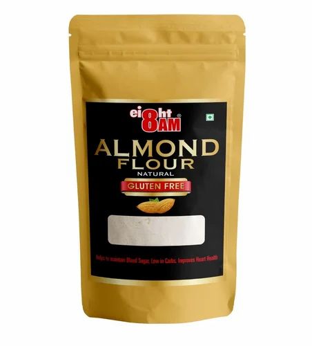 Made in in dia 8AM Almond Flour, Powder, Packag in g Size: 500gm