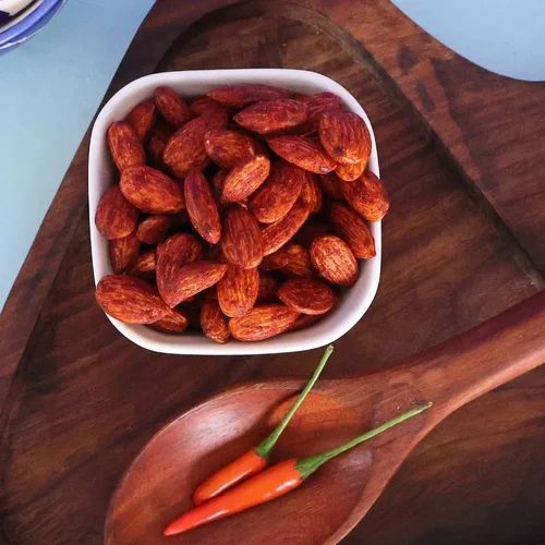 Red Chilli Almond, Packaging Size: 200 gm, Packaging Type: Packet