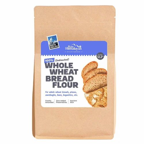 Raw Himalayas 100% Whole Wheat Bread Flour, 10 kg
