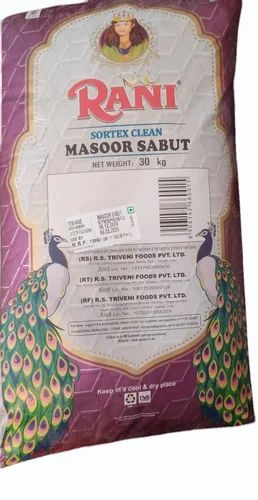 30 Kg Rani Sortex Clean Sabut Masoor