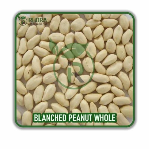 Whole Blanched Peanut Kernels - Bold Variety (40/50 Count) in Vacuum Bag (25 Kg)